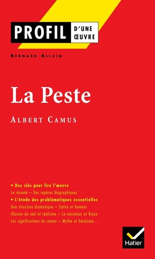 [9782218740756] PROFIL LA PESTE CAMUS