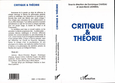 [9782738448965] CRITIQUE ET THEORIE